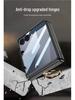 Samsung Z Flip7 Clear Folding Case - Full Coverage, Anti-Fall Protection