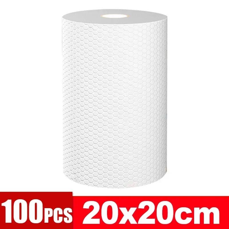 Non-Woven Disposable Cleaning Cloths Rags For Household Kitchen Dishwashing Scouring Pads Dishcloths Wipes Towels Cleaning Tools