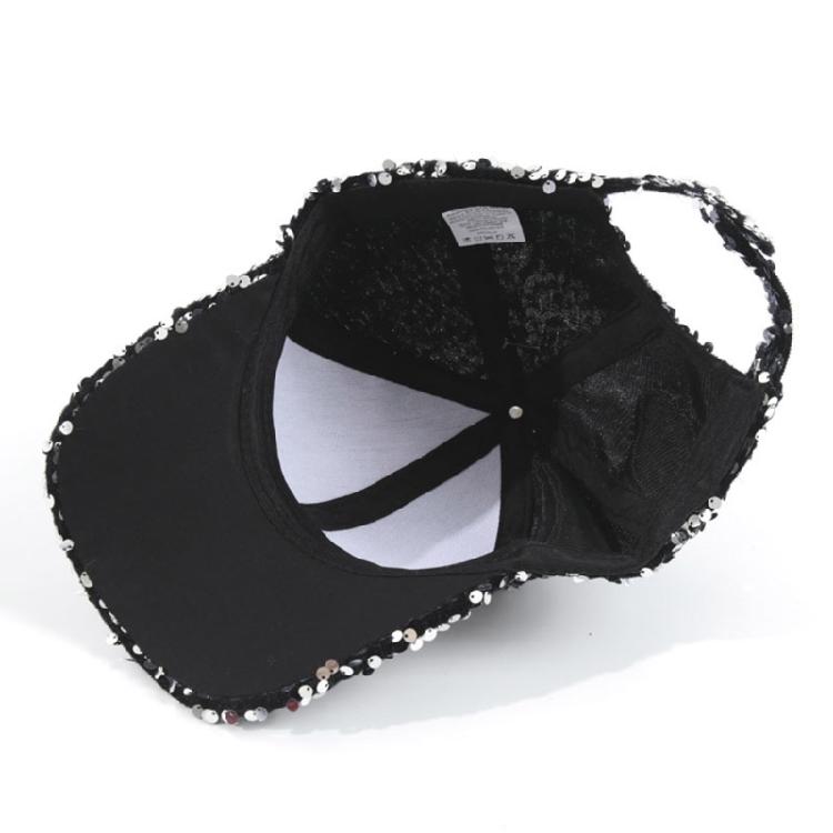 Sequined Baseball Hat for Girls Boys Breathable Sports Hat For Outdoor Activities Fashion Photo Props