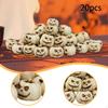 20 Pieces Halloween Pumpkin Statue Resin Figurine Collectible Gift Sculpture for Cabinet