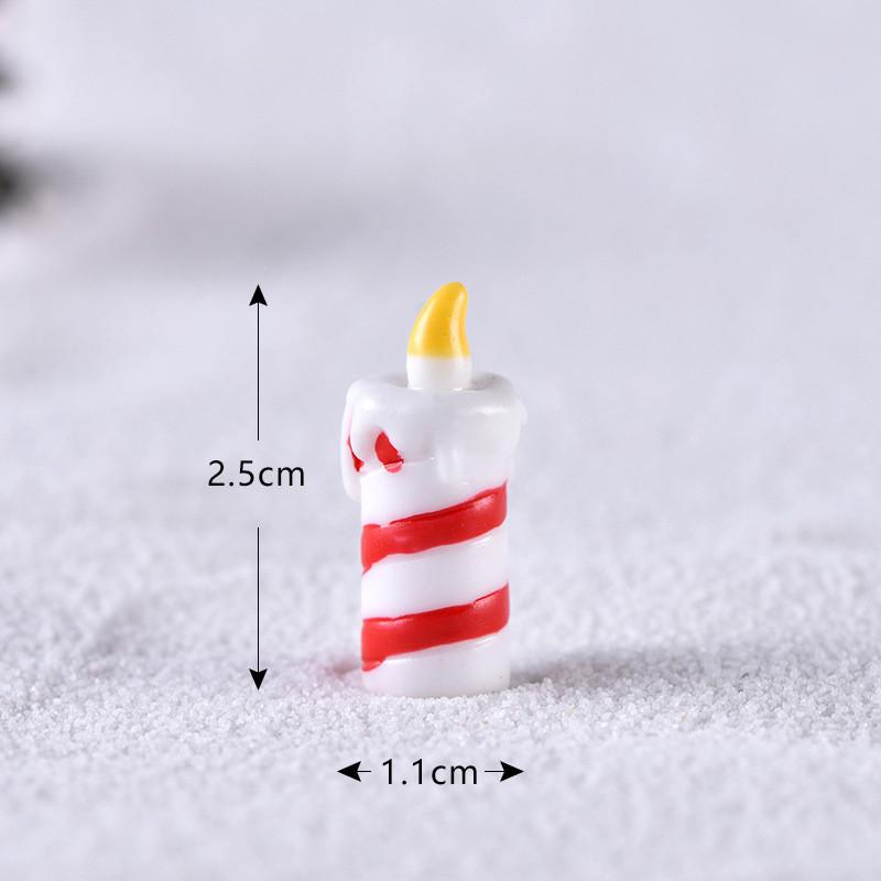 Adorable Mini Christmas Ornaments Featuring Resin Santa And Snowman Micro Landscapes