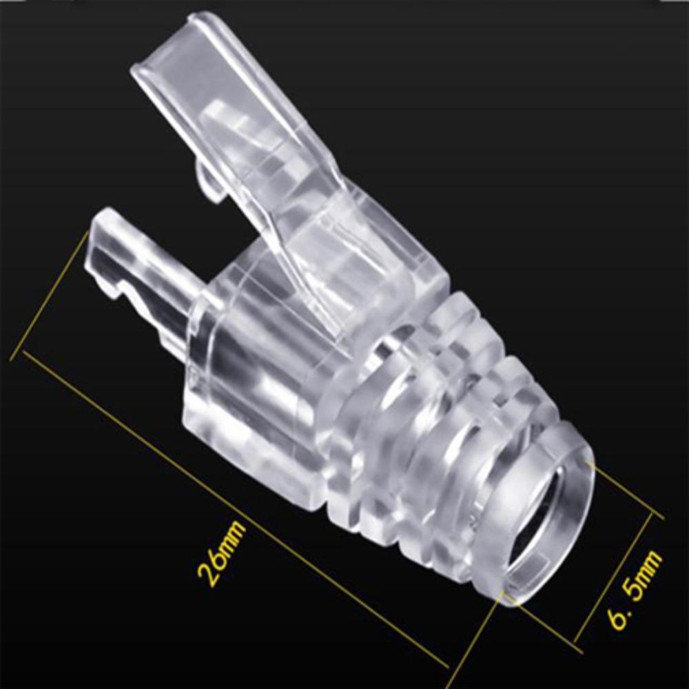 Relief Boots Connector Network Cable Connector RJ45 CAT6 Boots Connector Network Cable Sleeve