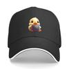 Cute Duck with Coffee Baseball Cap Sun Caps New In Hat Horse Hat Golf Hat Unisexs Womens