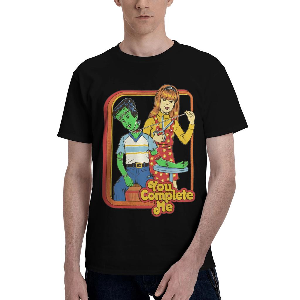 The Demon Cat Hot Comic T-shirt Men Novelty T Shirt Short Sleeve  Tshirt Cotton Tee Tops Clothes
