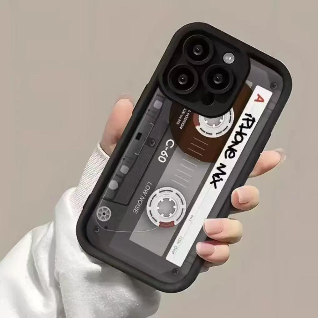

Retro Cassette Lanyard Case for iPhone 11/13/14/15/16Pro/17ProMax (Female) iPhone 12 Pro Max