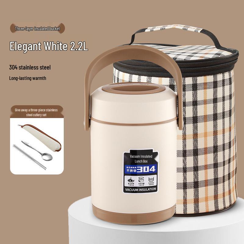 Durable Vacuum Insulated 304 Stainless Steel Lunch Box with Lid