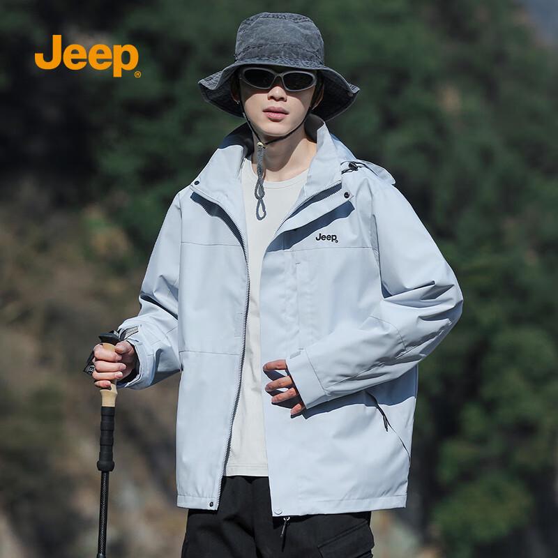 JEEP Unisex 2025 Spring/Summer Casual Windbreaker Jacket