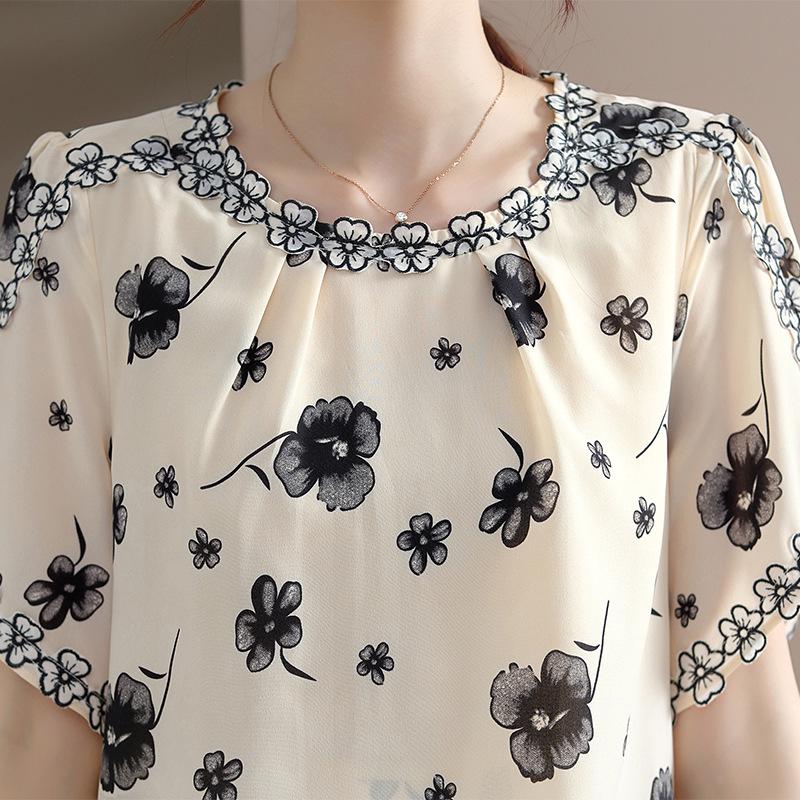 Elegant Chiffon Dress for Young Mothers - 2026 Summer Fashion, Age-Reducing Two-Piece Skirt for Middle-Aged Women
