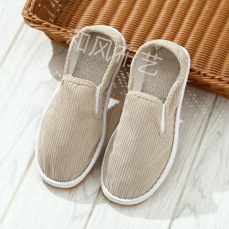 Spring Thin Dopamine Xishan Handmade Old-fashioned Cloth Shoes Men's and Women's Couples Beef Tendon Sole Wear-resistant Handsome Work Shoes