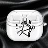 Stick Figure Face Case For Samsung Galaxy Buds 2 4 Pro 4Pro Live 2Pro 3 FE 3Pro Clear Earphone Cases Cover With Hook