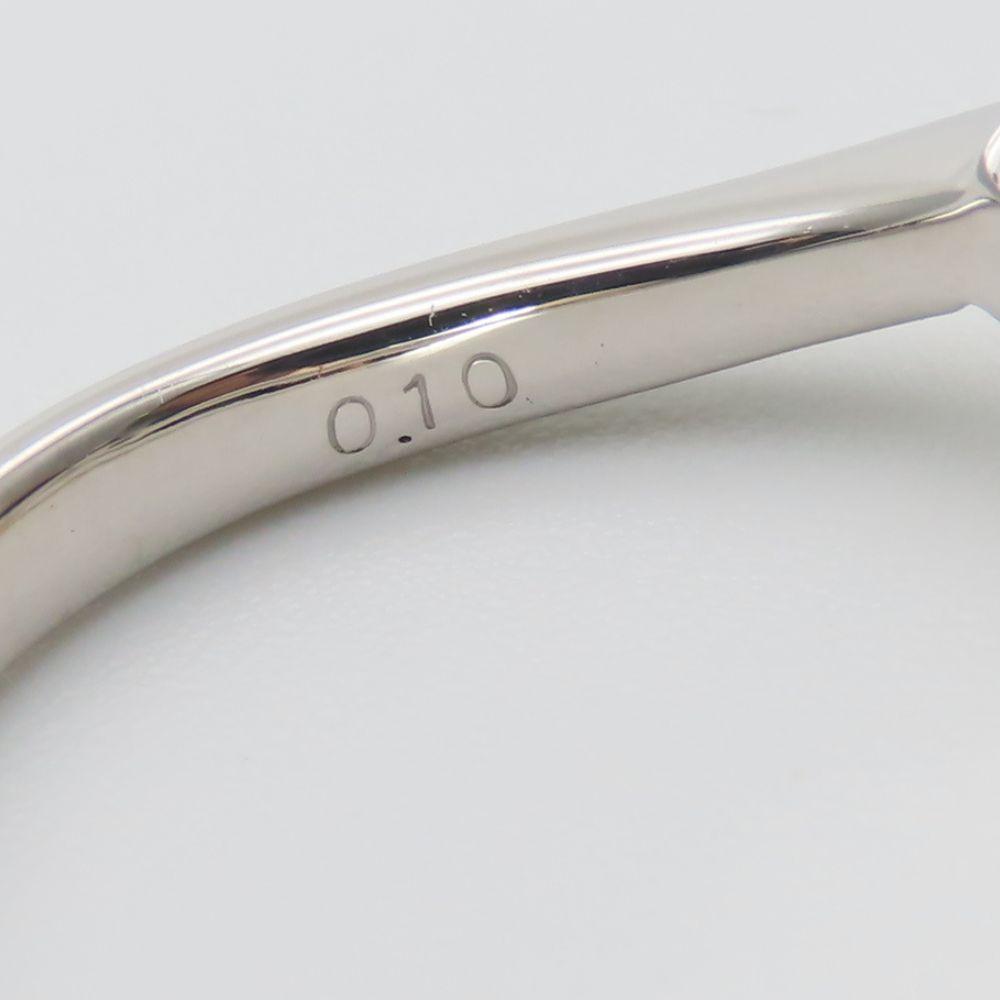 Used TASAKI Ring EU#55 Pt900Platinum/diamond 6.0g Silver jewelry