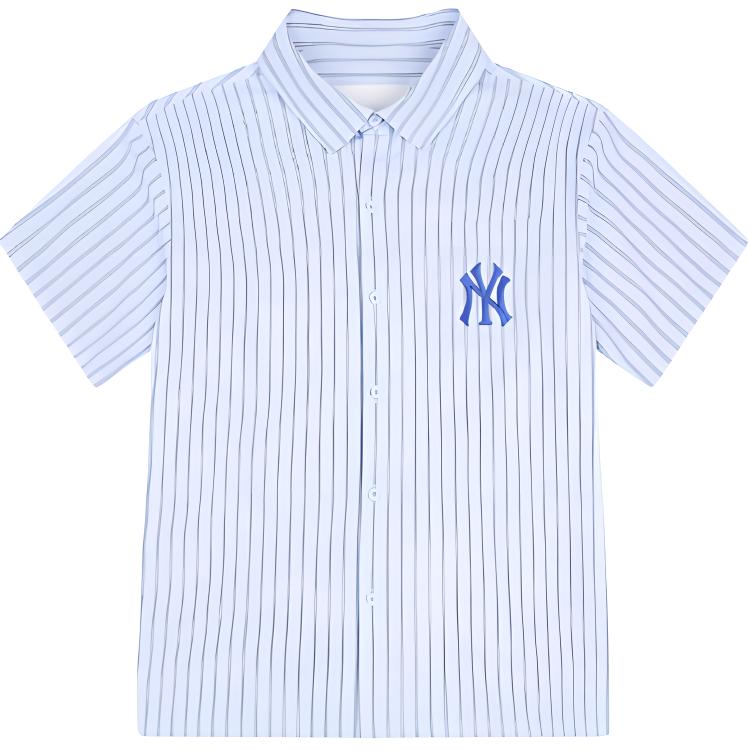 MLB New York Yankees SS24 Shirt Men s Blue 31WSU4131-50S S