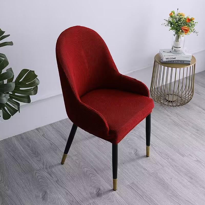 Modern High Arm Chair Cover Stretch Spandex Dining Chair Covers Slipcover Seat Covers for Computer Chairs Office Home