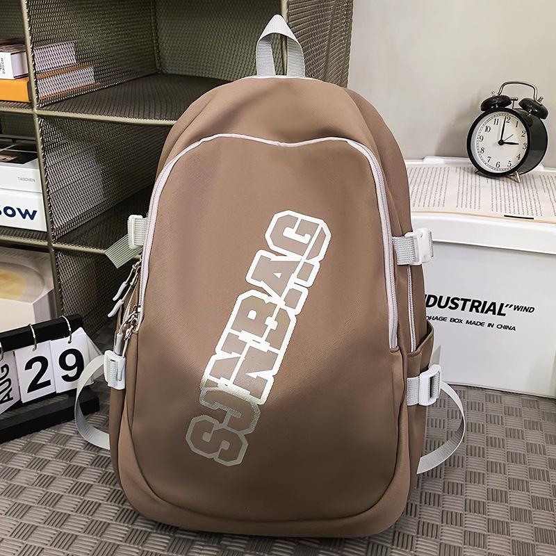 

Schoolbag Children Girls Primary School Junior High Capacity Letter Backpack