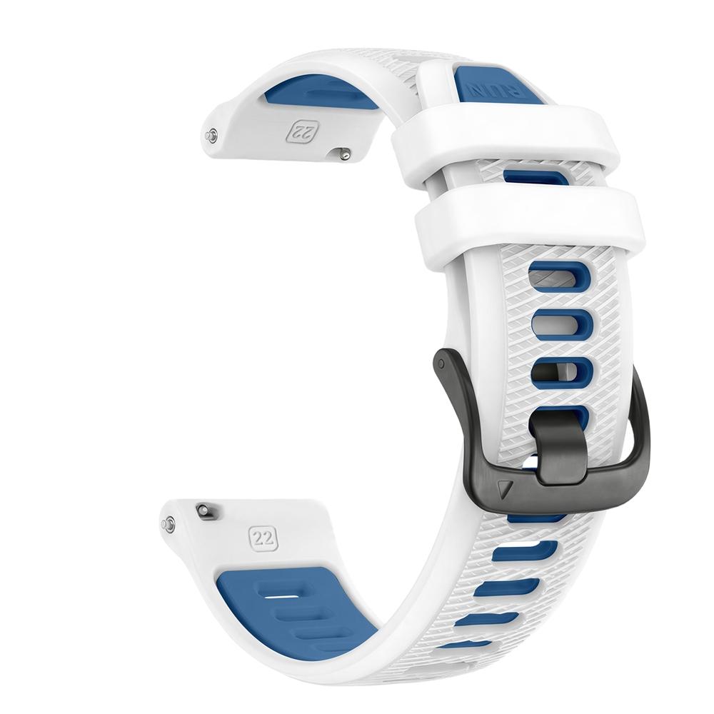 Two-tone Silicone Watch Strap For Garmin Forerunner 265 255 Music 570 47mm/Venu 4 3 2 45mm/Vivoactive 4 Watch SmartWatch bands