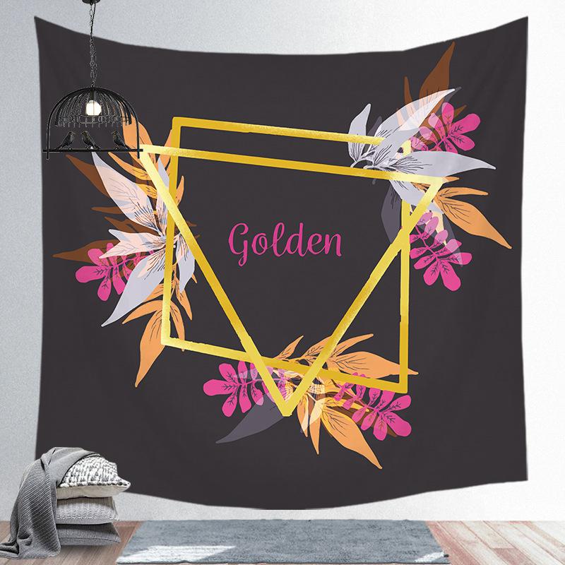 Modern Nordic Polyester Tapestry Tropical Plants Wall Hanging Decor Hot Bohemian Tapestry For Bedroom Dorm Living Room Wall Art