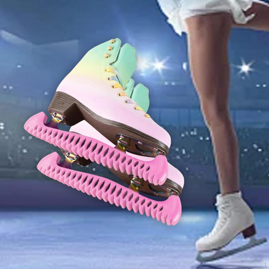 Ice Skate Guards Blade Covers for Hockey Figure Skating Skates Lemon Yellow