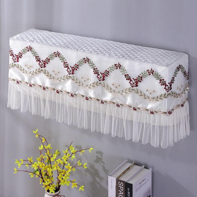Large Size Lace Hanging Air Conditioning Dust Cover All-Inclusive  Conditioner Protective Luxury Embroidery Home Decoration