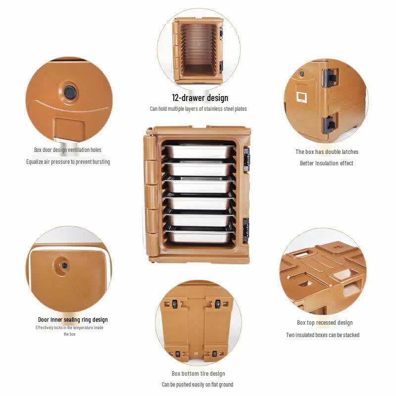Aokewen 90L Insulated Food Delivery Box