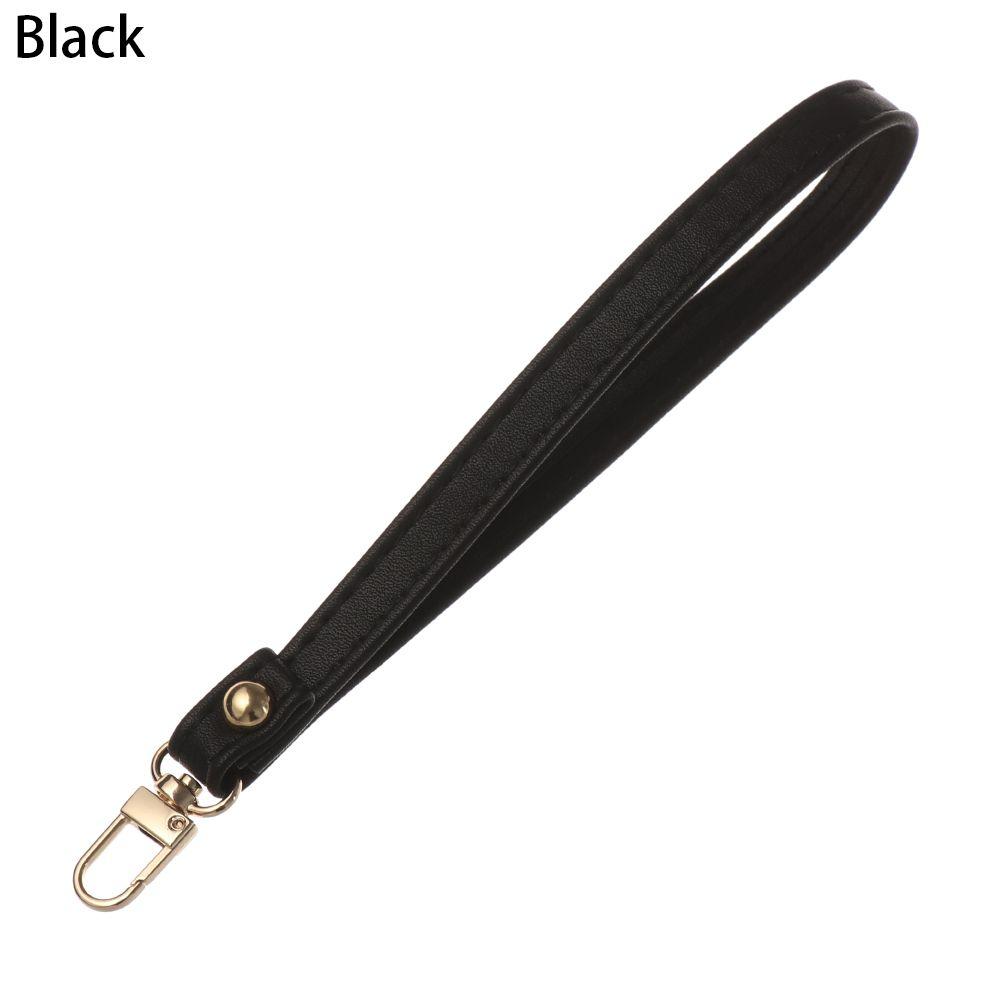 Metal Bag Wrist Strap Key Belt Wallet Strap Belt Waterproof Handbag Straps PU Leather