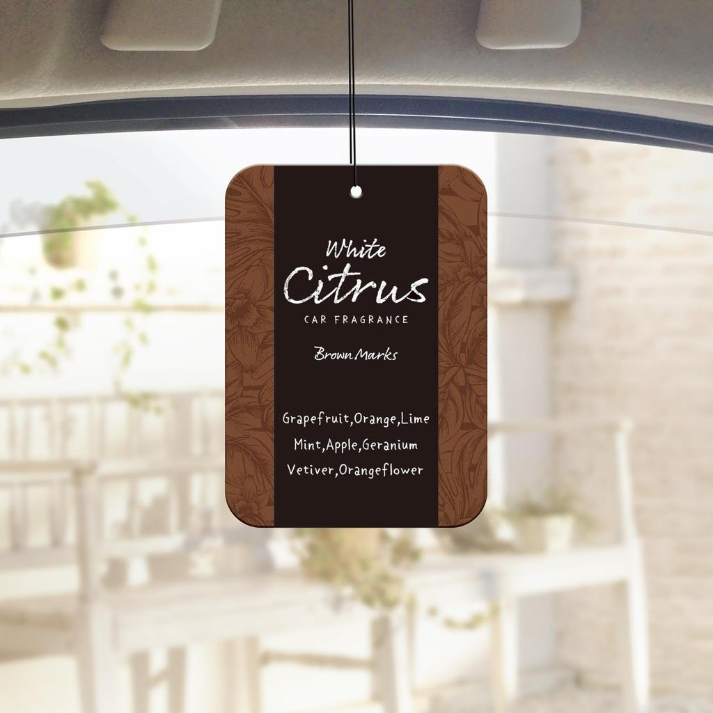 Harukado / CARALL Brown Mark Plate 3P White Citrus Model Number: 3405