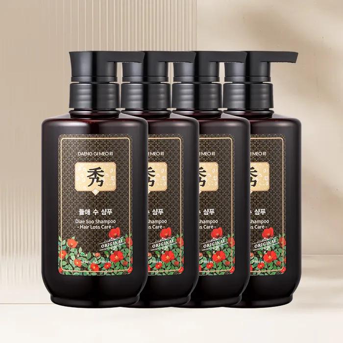 [Danggi Hair] Deul-ae-su Shampoo for Normal to Dry Hair 500ml x 4