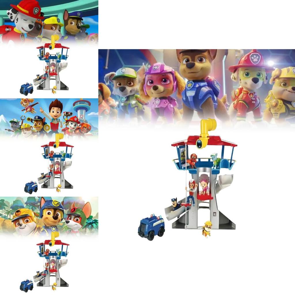 Paw Patrol Childrens Toy Collection With Pullback Vehicles And Dog Figures For Kids Indoor Play