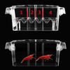 Acrylic Double-Deck Clear Fish Breeding Isolation Box Hatchery Divider for Shrimp Clownfish Aggressive Fish Injured