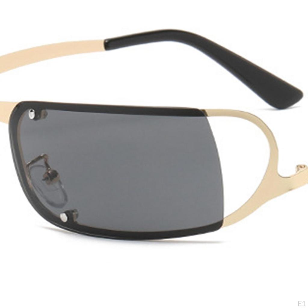 Fashion Women Sunglasses Ultralight Frame Sun Protection Futuristic Shades Eyewear