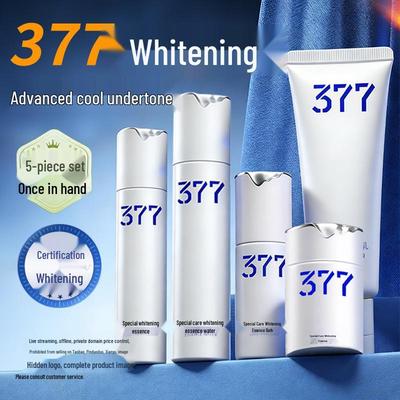 377 Brightening Skincare Set: Face Cream & Toner for Whitening Treatment and Spot Removal