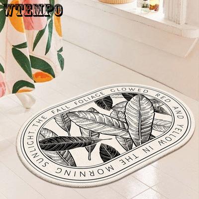 Bath Mat Non Slip INS Style Doormat Absorbent Carpets Entrance Mats Balcony Porch Area Rugs Living Room Bathroom Mat