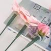 25 Pcs Green Floral Water Tubes Reusable Plastic Stem Water Tubes with Silicone Caps for Flower Stem Arrangements