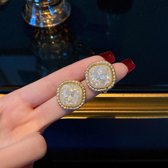 S925 Silver Needle Pearl Stud Earrings for Women