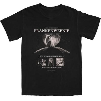 Retro Frankenweenie Plakaty Filmowe design Koszulka Unisex z Krótkim Rękawem S-5XL