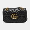 [Pre-Owned] Gucci GG Marmont Matelassé Mini Bag 'Black' - Good #1HCDBES