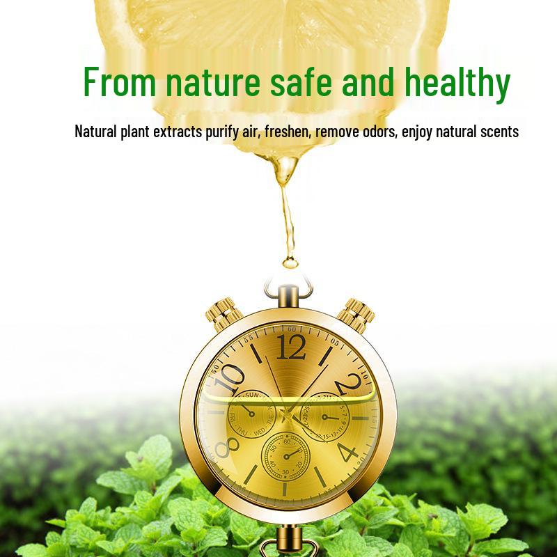 Hanging Car Air Freshener Pendant - Essential Oil Aromatherapy Deodorizer with Long-lasting Light Fragrance for Car Interior Decoration