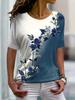 Easter Women's Casual T-shirt Jesus Alphabet Print Women's Crew Neck Short Sleeve Top Everyday Street Fashion Women's Y2k Tops