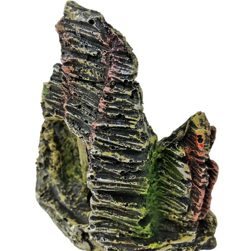Harz Heim-Aquarium Höhle Fischbecken Dekorationen Ornament Berg Höhle Aquarium Zubehör Aquarium Acuario