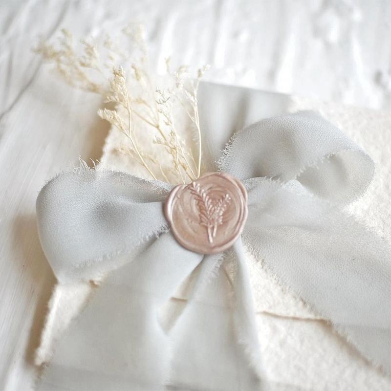 3.8CM*5M Handmade Frayed Edged Wrinkle Chiffon Silk Ribbon Wedding Invitation Wrapping Decor Sheer Fringe Craft Bridal Bouquet