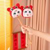 Snake Cute Mascot Plush Toys Red Envelope Hanging Zodiac Massage Stick Gifts