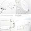 150mL High Borosilicate Heat-resistant Glass Cup Set of 2cups for Tea Juice Water