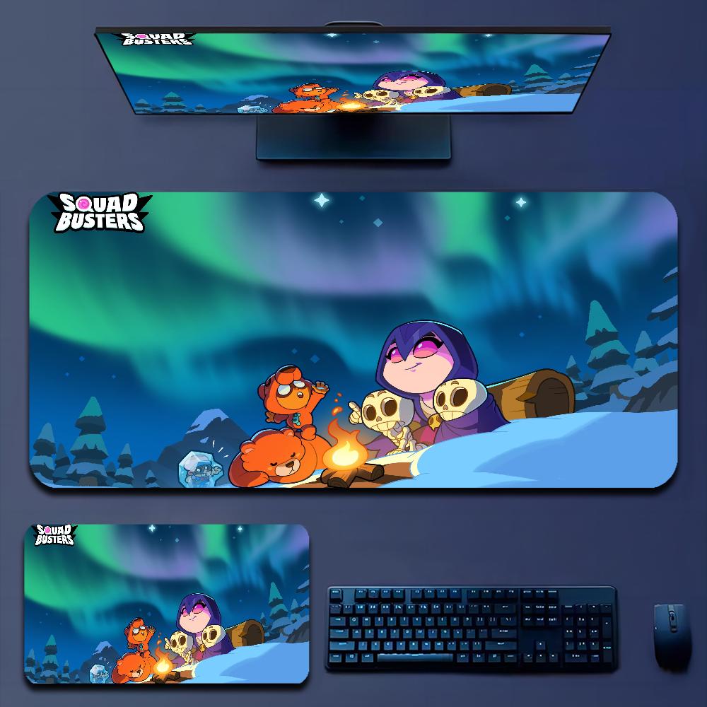 S-Squad B-Busters My Favorite gamer play mats Mousepad Size for Keyboards Mat Mousepad for boyfriend Gift