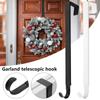 Floral Wreath Hanger Over The Door Large Wreath Metal Hook For Christmas Easter Wreath Front Door Hanger Xmas Party Supplies