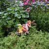 Realistic Garden Fairies Figurines Handmade Baby Fairy Lying on Tree Sculpture  Outdoor Garden