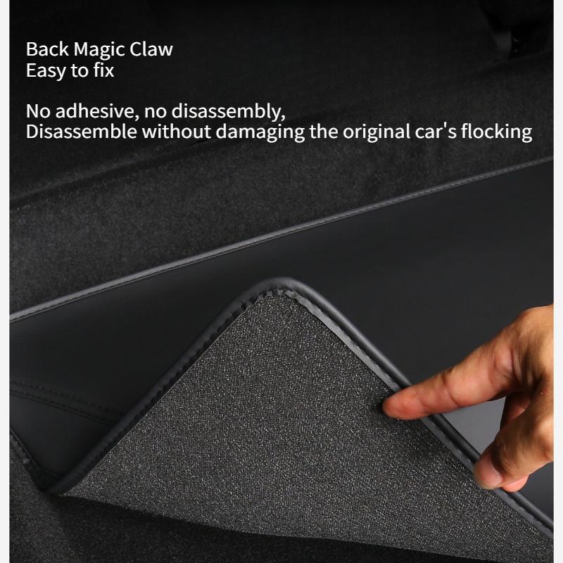 Rear Trunk Both Side Guards for Tesla Model Y Juniper 2025 PU Leather Surface Corner Protection Cover Cargo Liner Anti-dirty Pad