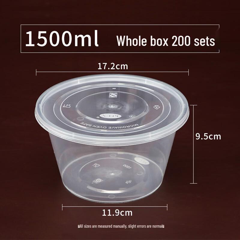 Disposable Transparent Food Containers