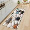 Colorful Pebble Pattern Non Slip Kitchen Floor Mat Waterproof Door Mat for Home Decor