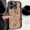 For Samsung Galaxy A15 A16 A35 A55 A14 A34 A54 A33 A52 S25 S24 Ultra S23 S22 Plus S21 FE Case Western Graffiti Brown Soft Cover