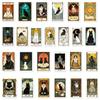 50 New Tarot Card Graffiti Cat Series Various Retro Style Decorative Waterproof Stickers
