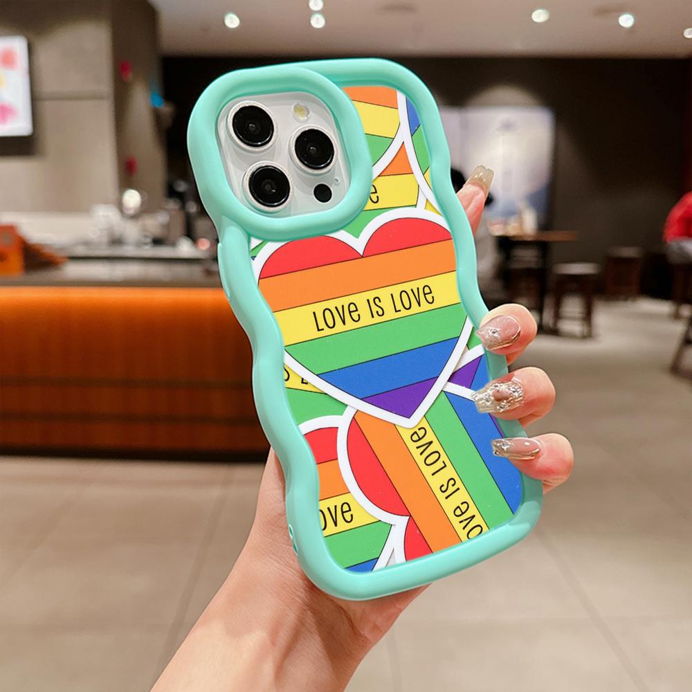 Ae93 Rainbow Art Design Protective Phone Cases for Xiaomi Poco X5 X3 M5s Redmi 13C 12C Note 13 Pro Plus 12S 10 Big Wave TPU Back Cover